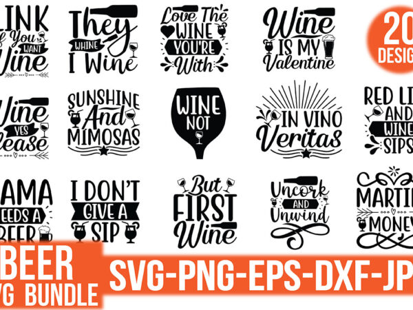 Beer svg design bundle