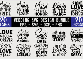Wedding SVG T shirt Design Bundle