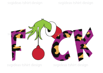 Christmas Gifts, Purple Leopard Evil Green Christmas Diy Crafts Svg Files For Cricut, Silhouette Sublimation Files t shirt vector file