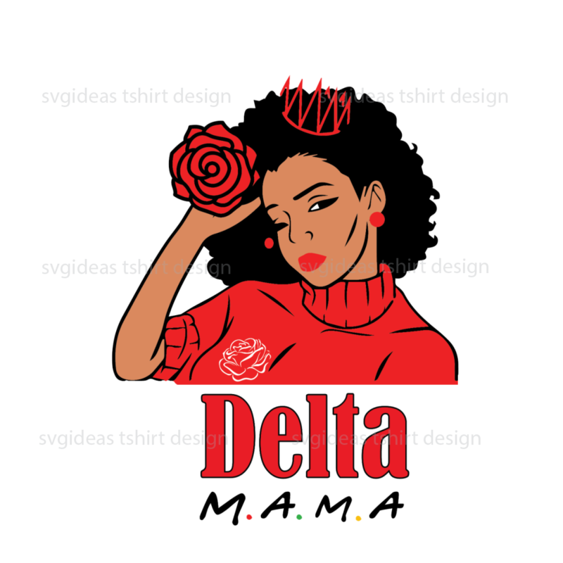 Black deltas mama Diy Crafts Svg Files For cricut