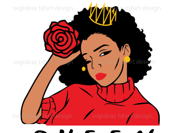 Black queen wearing a crown diy crafts svg files for cricut t shirt template Black queen wearing a crown diy crafts svg files for cricut t shirt template