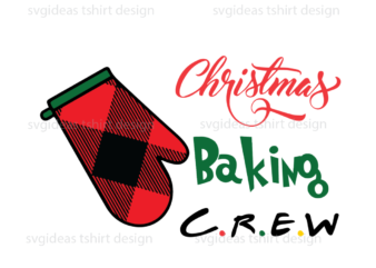 Merry Christmas Baking Crew, Christmas Gloves Diy Crafts Svg Files For Cricut