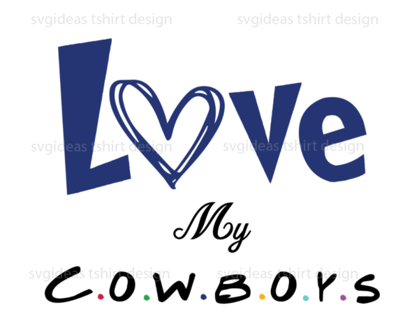 Dallas cowboys football lover gifts silhouette sublimation files t shirt vector illustration