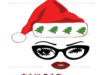Nana clause awesome Christmas sublimation files svg cricut instant download T shirt vector artwork