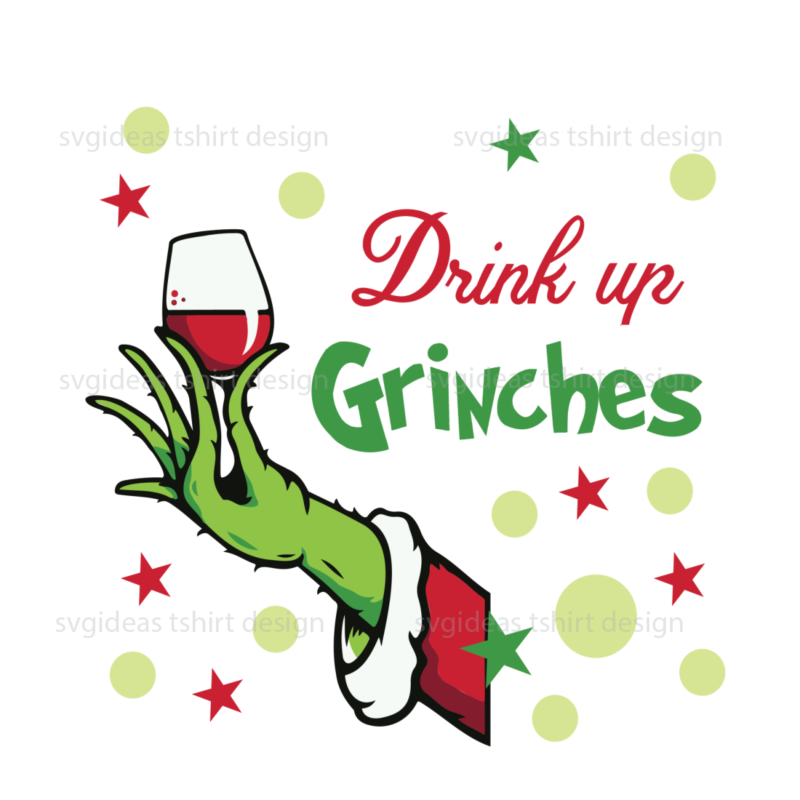Funny Christmas decor Drinking team Xmas T shirt design Svg Cricut & Sublimation files instant download