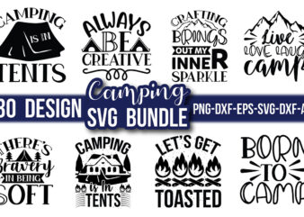 Camping Svg Bundle t shirt vector file