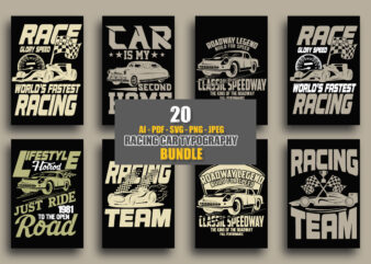 Racing t shirt design bundle, Racing tshirt, Race t shirt bundle, Racing shirts, Car tshirt, Car t shirt design, Car shirts design bundle, Racing team t shirt design bundle, Vintage