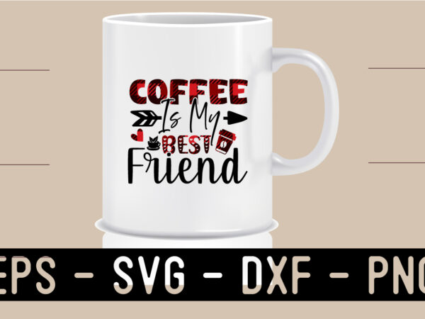 Coffee mug sublimation design template