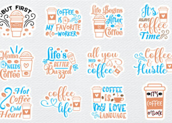 Coffee Stickers Bundle