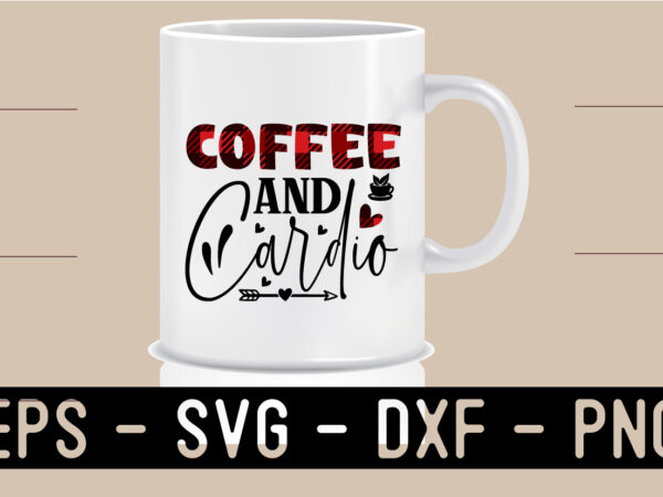 Coffee mug sublimation design template