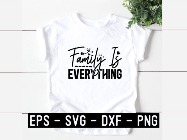 Family svg t shirt design template