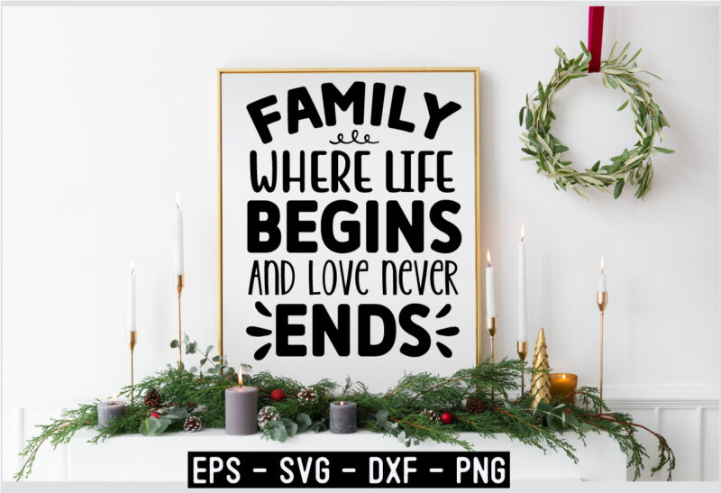 Family SVG T shirt design Template