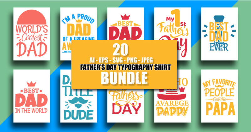 Father’s day t shirt design bundle