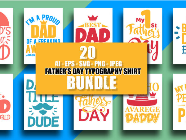 Father’s day t shirt design bundle