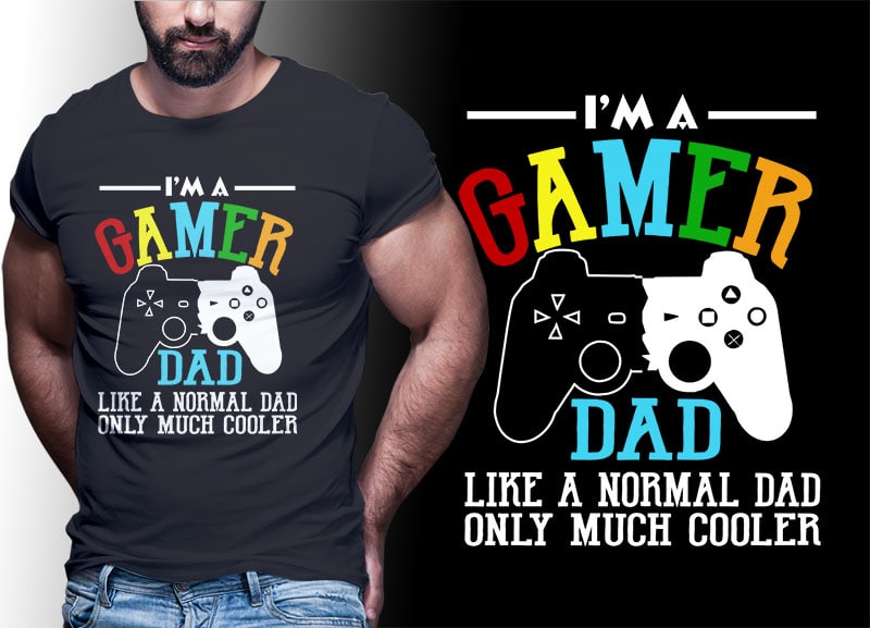 103 GAMER Gaming Tshirt best of gamer 2021 designs bundle editable PSD NEW REVISION