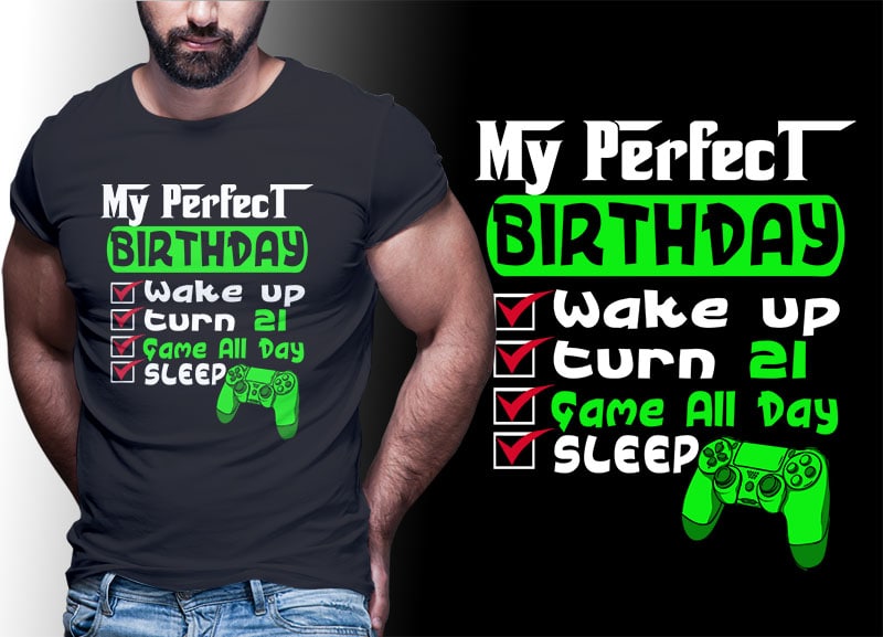 gamer gaming tshirt designs bundle editable PART #03