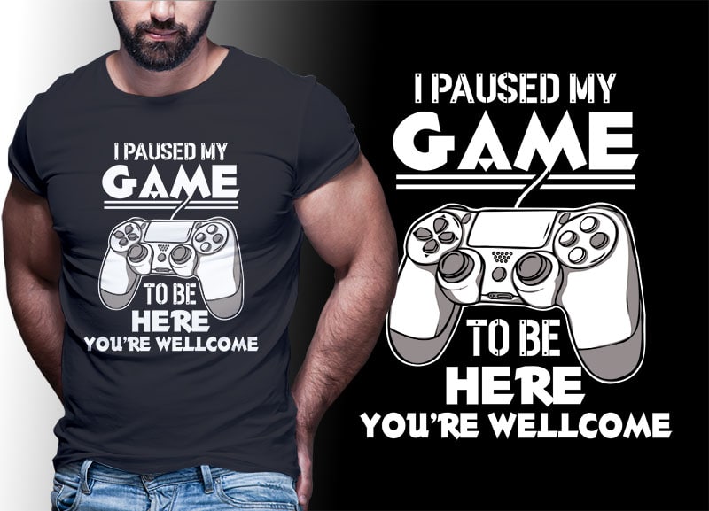 103 GAMER Gaming Tshirt best of gamer 2021 designs bundle editable PSD NEW REVISION