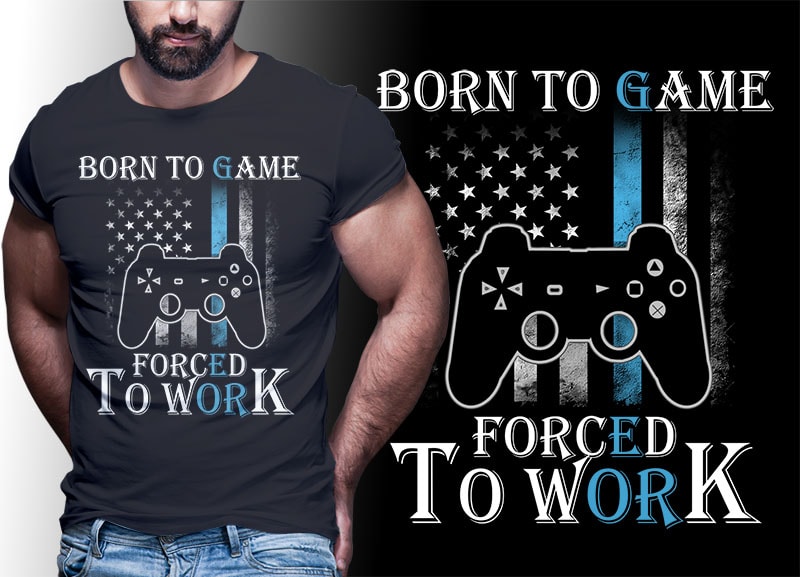 103 GAMER Gaming Tshirt best of gamer 2021 designs bundle editable PSD NEW REVISION