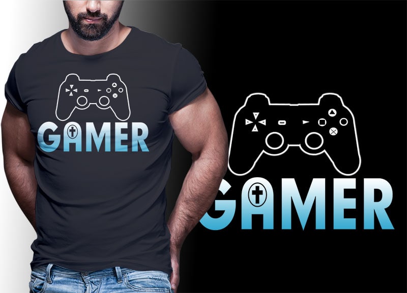 103 GAMER Gaming Tshirt best of gamer 2021 designs bundle editable PSD NEW REVISION