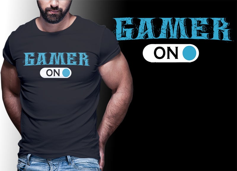 103 GAMER Gaming Tshirt best of gamer 2021 designs bundle editable PSD NEW REVISION