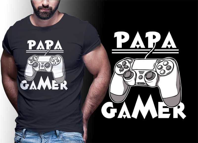 103 GAMER Gaming Tshirt best of gamer 2021 designs bundle editable PSD NEW REVISION