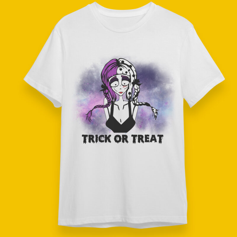 Trick Or Treat Halloween Girl Gift Diy Crafts Svg Files For Cricut, Silhouette Sublimation Files