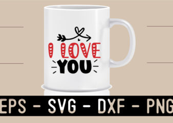 valentine SVG T shirt Design Template