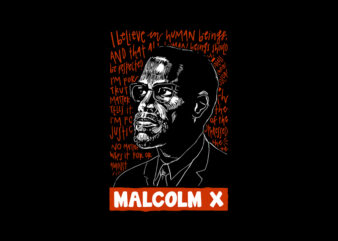 MALCOLM X WISDOM t shirt designs for sale