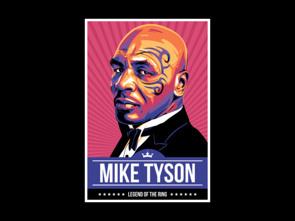 Mike tyson t shirt designs for sale