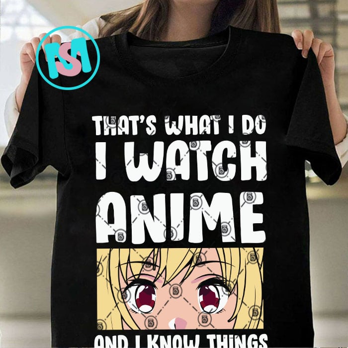 Anime Bundle SVG, Just A Girl Who Loves Anime, Anime SVG, Sadness SVG, Warning SVG, vector anime lover gift