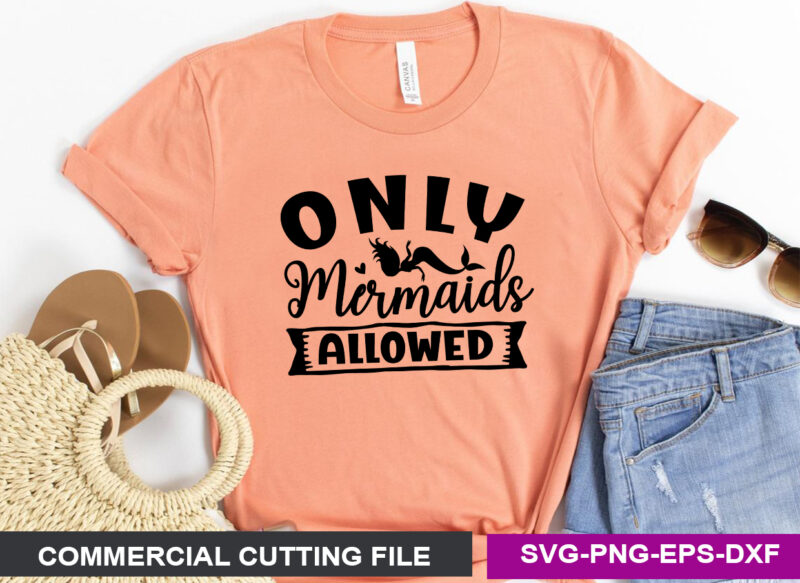 Only mermaids allowed SVG