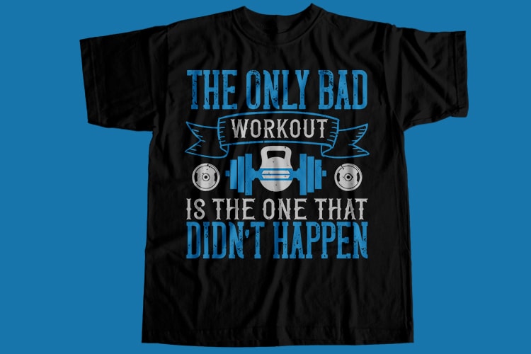 Gym, 23 Editable Best Selling Gym T-Shirt Designs Bundle for Commercial Use