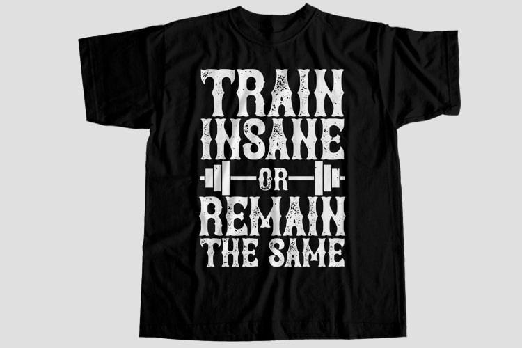 Gym, 23 Editable Best Selling Gym T-Shirt Designs Bundle for Commercial Use