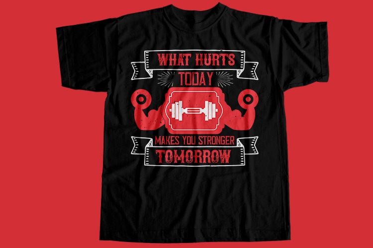 Gym, 23 Editable Best Selling Gym T-Shirt Designs Bundle for Commercial Use