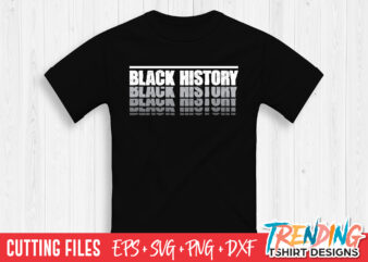 Black History SVG T-Shirt Design