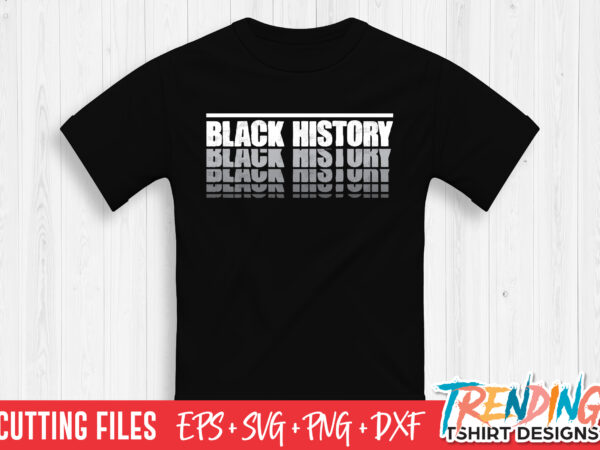 Black history svg t-shirt design