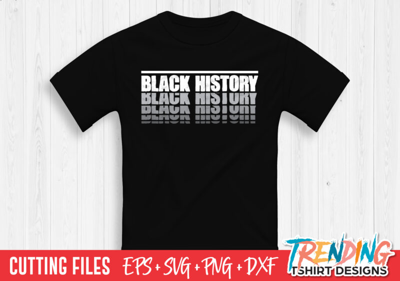 Black History SVG T-Shirt Design