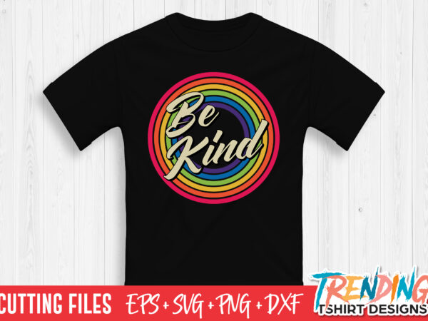 Be kind t-shirt design