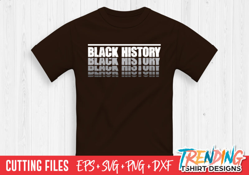 Black History SVG T-Shirt Design