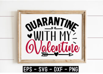 Pandemic valentine SVG Design Template