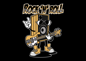 ROCKNROLL CARTOON t shirt design online