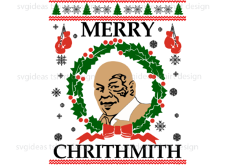 Christmas Gift, Mike Tyson Merry Chrithmith Diy Crafts Svg Files For Cricut, Silhouette Sublimation Files