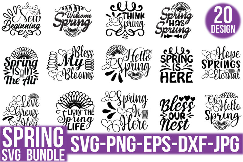 Spring Svg Bundle