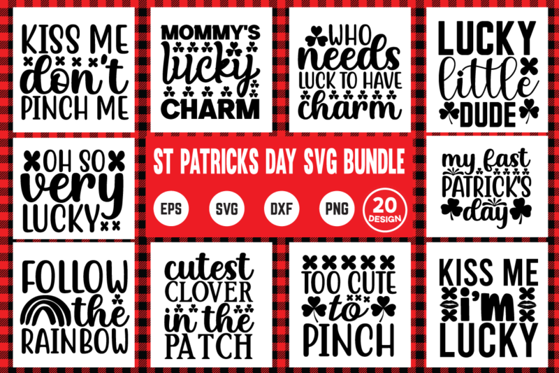 st patricks day svg bundle commercial use svg files for cricut silhouette t shirt vector filesvg, bundle, design, st patricks day, funny dad, cut file, typhograpy svg design, png, svg