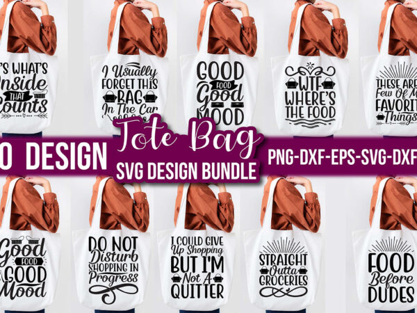 Tote bag svg design bundle