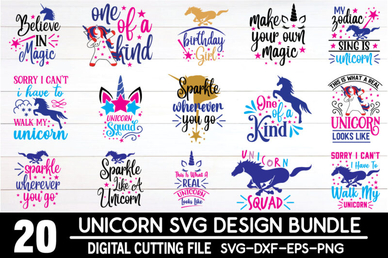 Unicorn SVG Bundle,Unicorn Mini Bundle,Unicorn Bundle,unicorn svg file,Unicorn svg cut file bundle