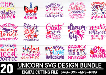 Unicorn SVG Bundle,Unicorn Mini Bundle,Unicorn Bundle,unicorn svg file,Unicorn svg cut file bundle t shirt vector graphic