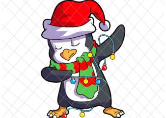 Dabbing Penguin Christmas Svg, Penguin Santa Christmas Svg, Penguin Christmas Svg, Christmas Png