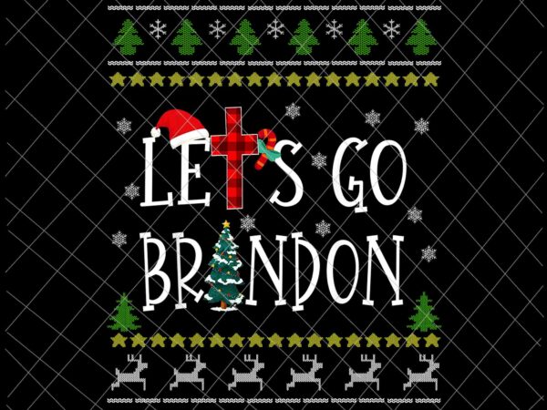 Christmas 2021 let’s go branson brandon anti liberal xmas png, funny joe biden christmas png t shirt vector file