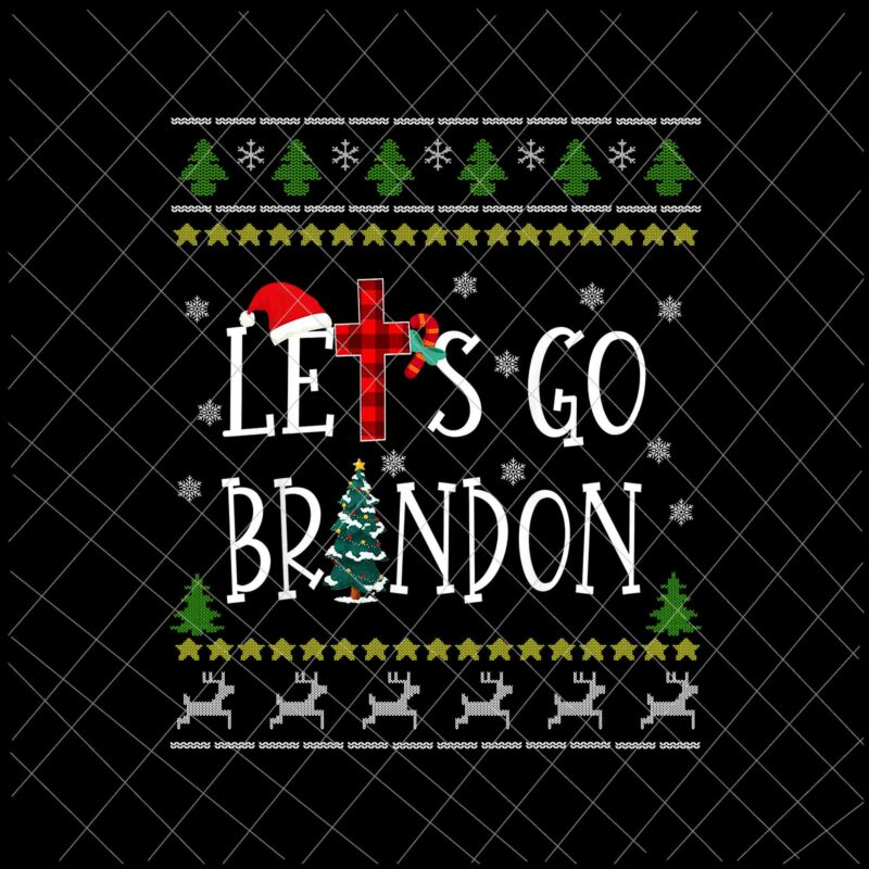Christmas 2021 Let’s Go Branson Brandon Anti Liberal Xmas Png, Funny Joe Biden Christmas Png